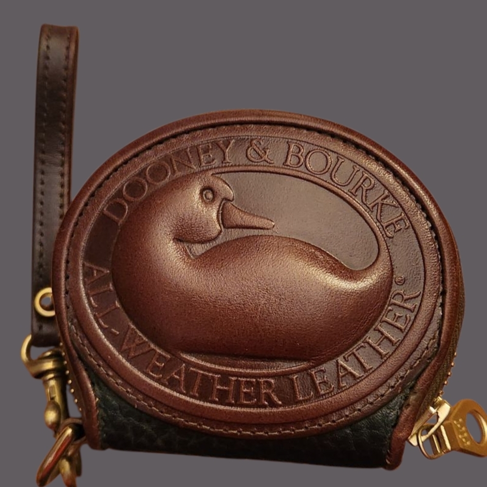 Dooney & Bourke Brown Leather Men's Bag